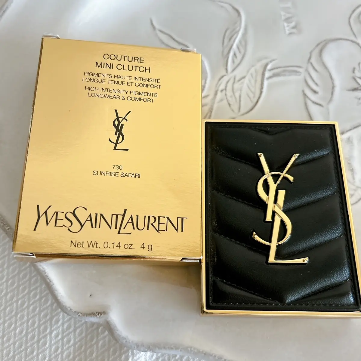 2026年秋新色アイパレット イヴ・サンローラン　クチュール ミニ クラッチ　730 ケース