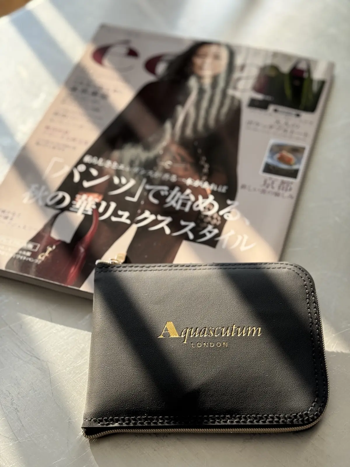 エクラ2025年10月号　エクラ付録　Aquascutum × eclat 大人のポケッタブルトート