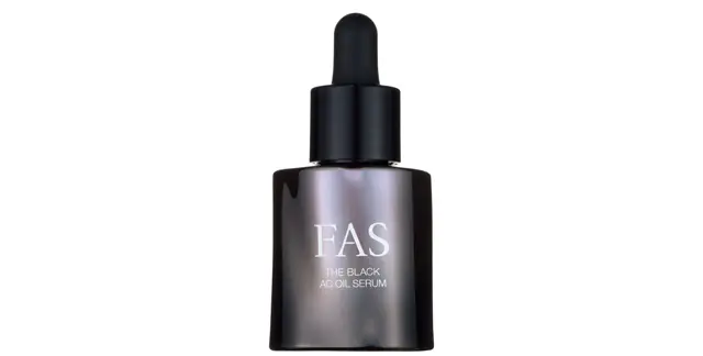 FAS ザ ブラック エーシーオイルセラム 30㎖ ￥12,100／シロク