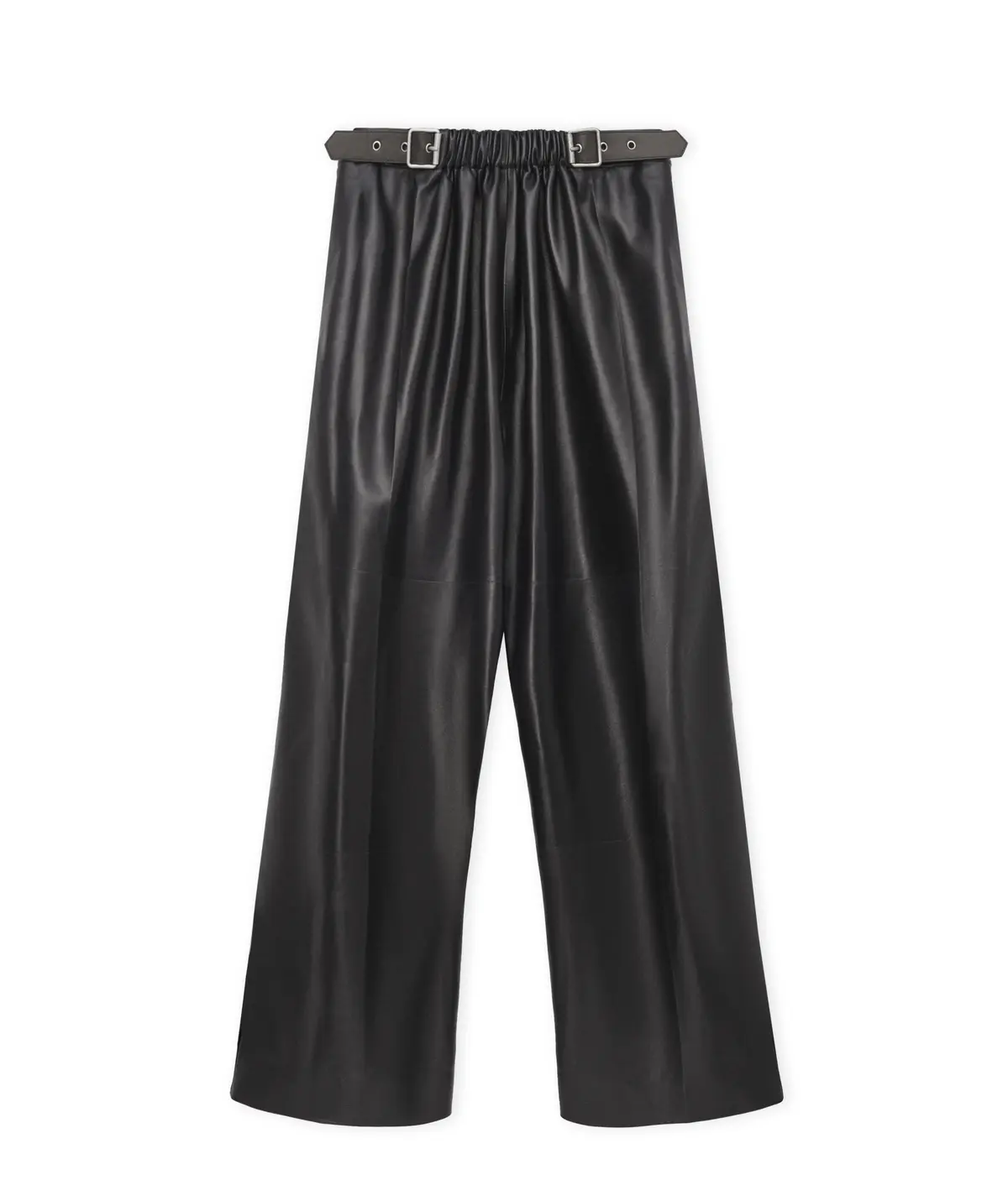 ロエベ ベルテッド トラウザーズ　ブラック