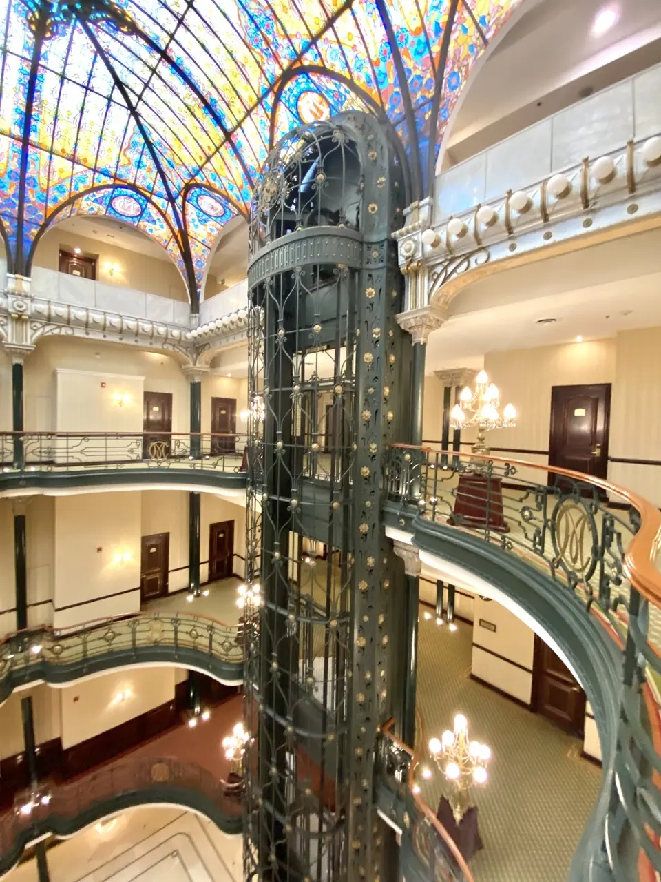 Gran Hotel Ciudad de Mexico ascensor