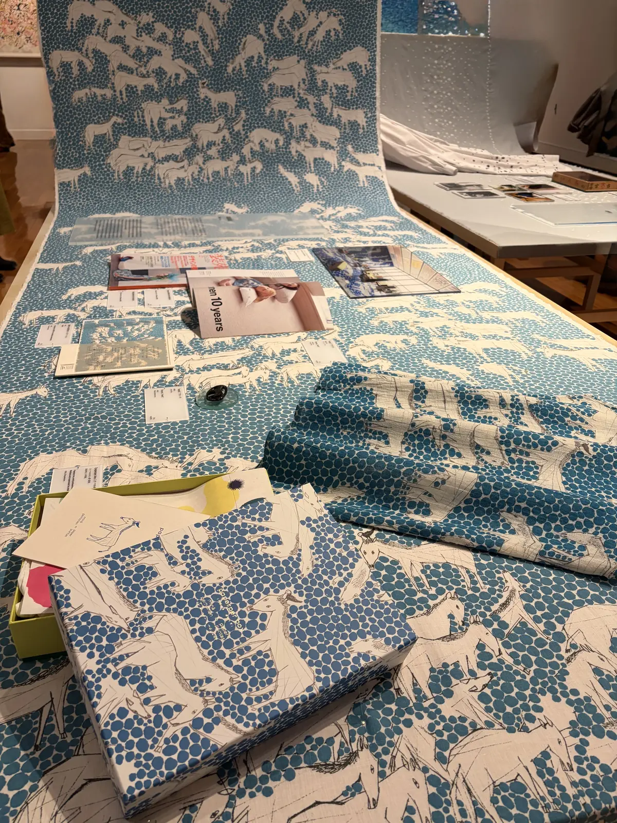 山羊をモチーフにしたミナペルホネンのテキスタイル