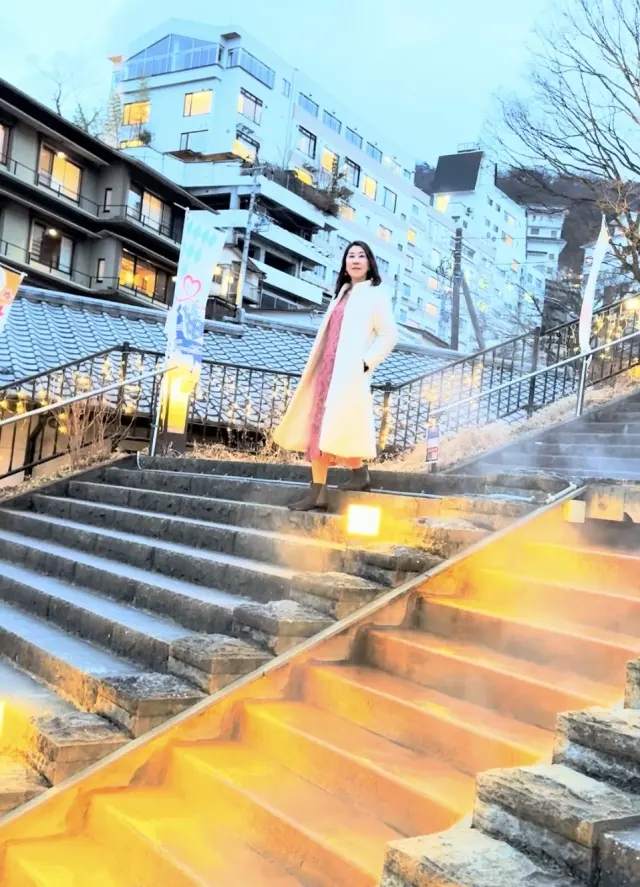 温泉街はレトロな魅力♡伊香保石段で休日のの画像_11
