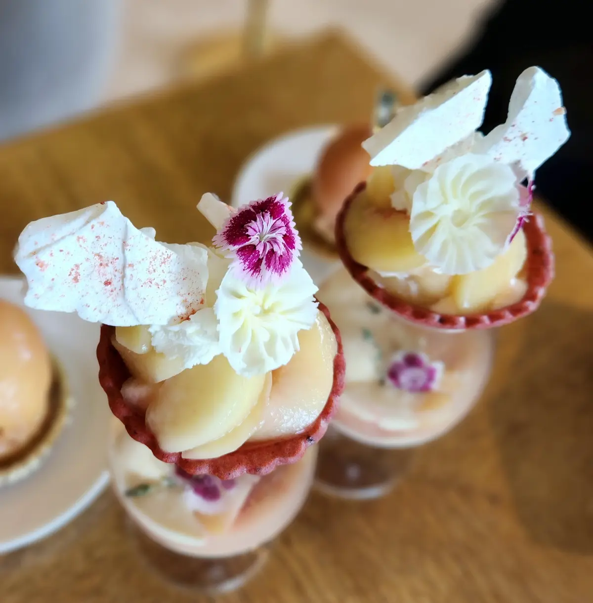 どこから見ても可愛らしいパフェ