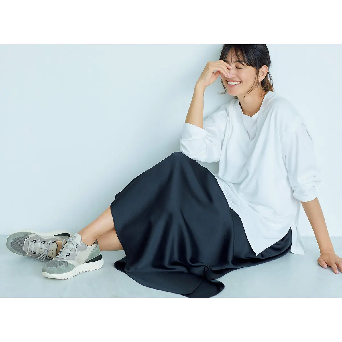 D.A.T.E.×éclat　LUNA スニーカー