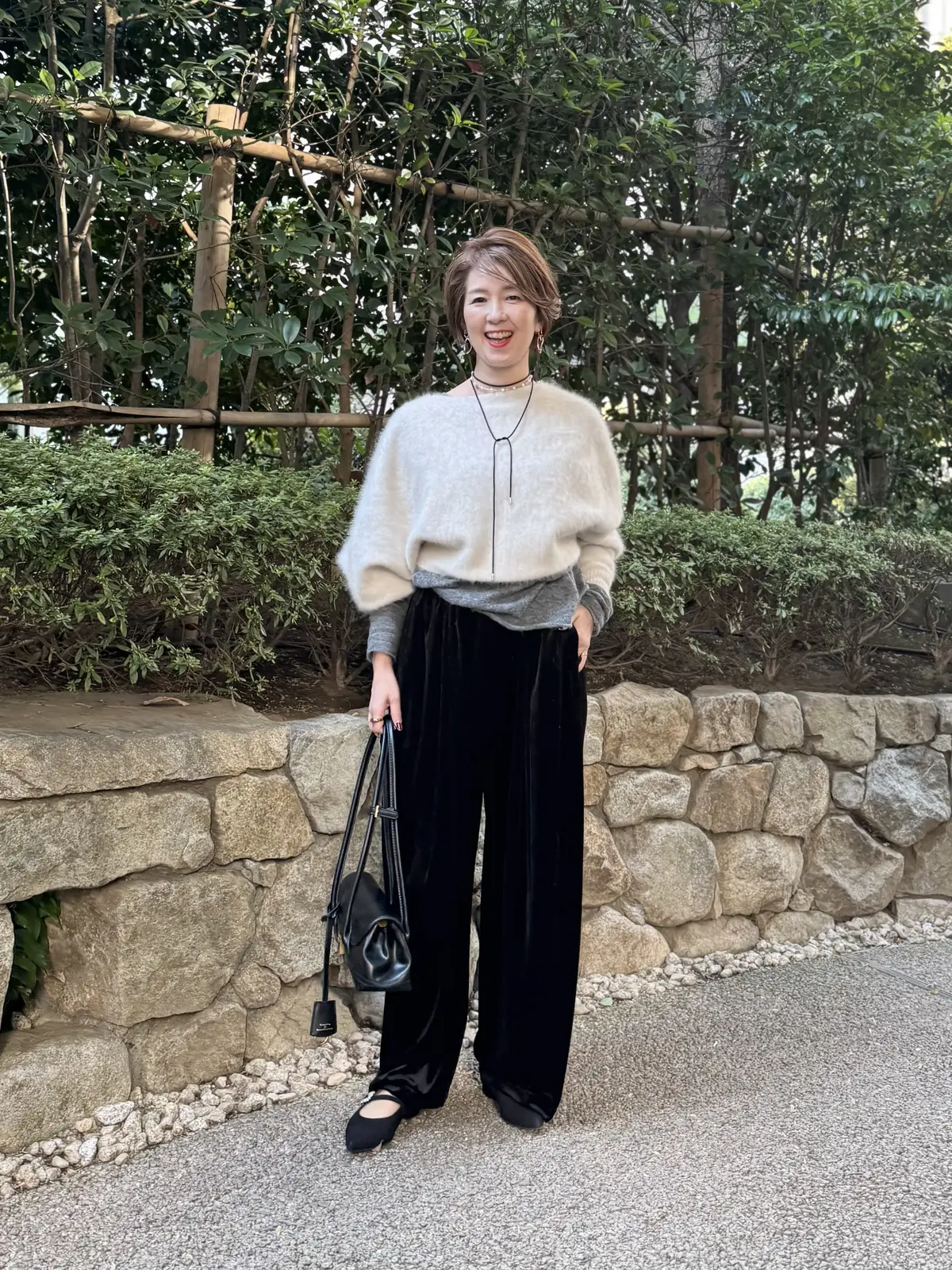 レイヤードを楽しむ大人のスタイルで上質なの画像_5