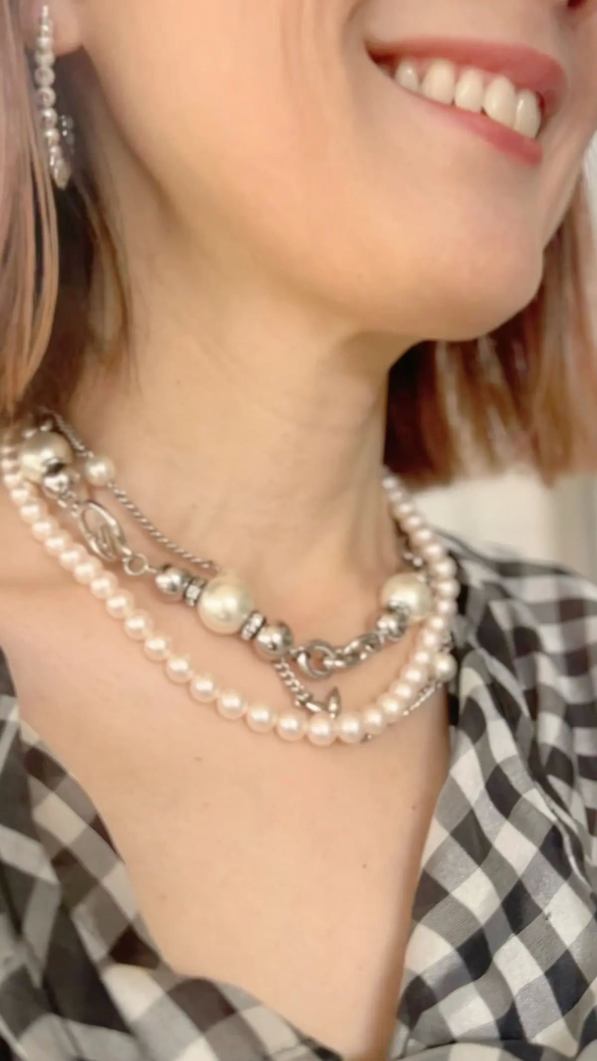 流行りのギンガムチェックをデニムで大人のの画像_6