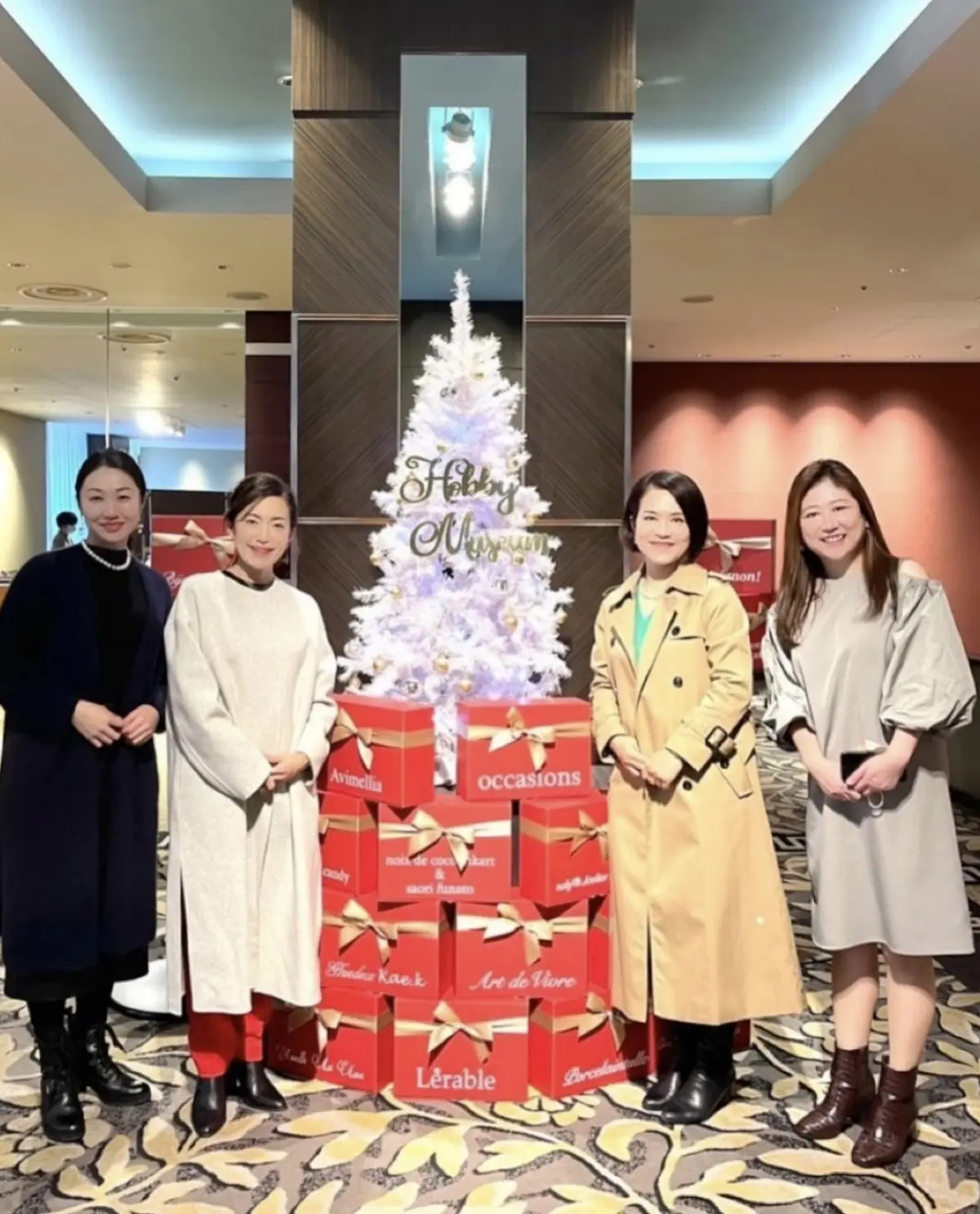 ご一緒した皆様と一緒に！左から私、華組のえりちゃん、料理仲間のますみさんとあやさん♡