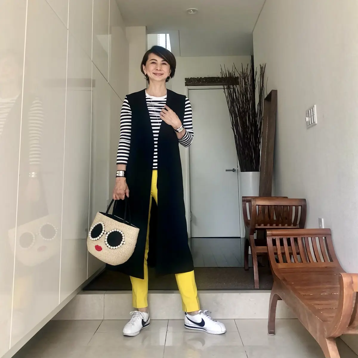 鮮やかきれい色パンツコーデ　の画像_2