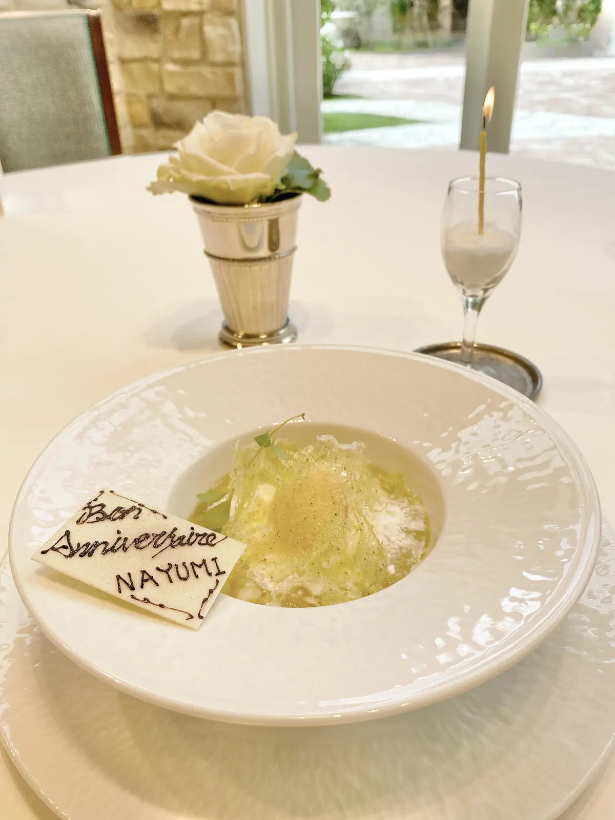 バースでプレート