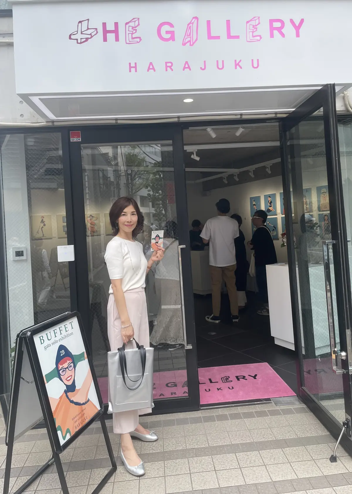 シルバー差し色春コーデでgataさんの個の画像_4