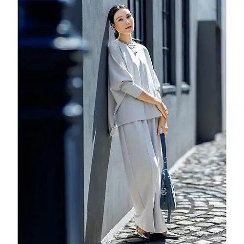 ADORE×eclat 【別注】マットストレッチジャージートップス ￥30,800