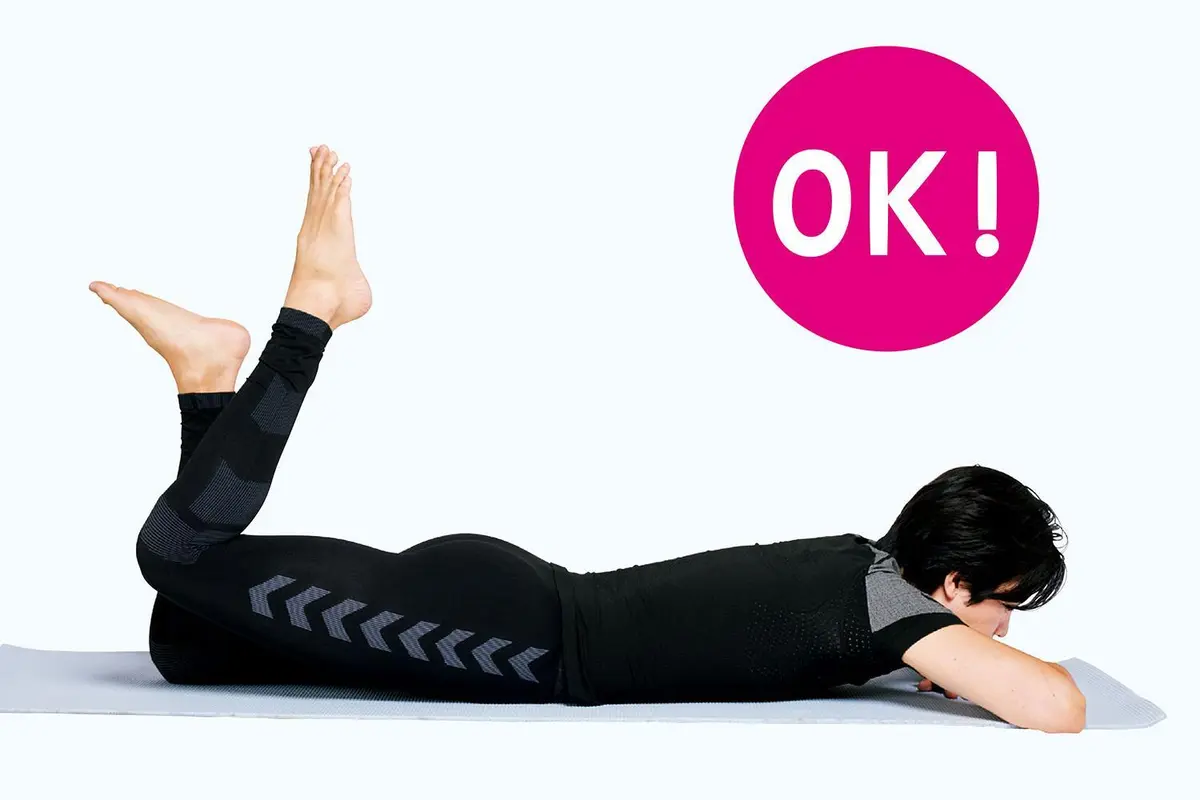 OurAge×Webエクラ　腰骨を必ず床につけたまま下腹部を引き上げる