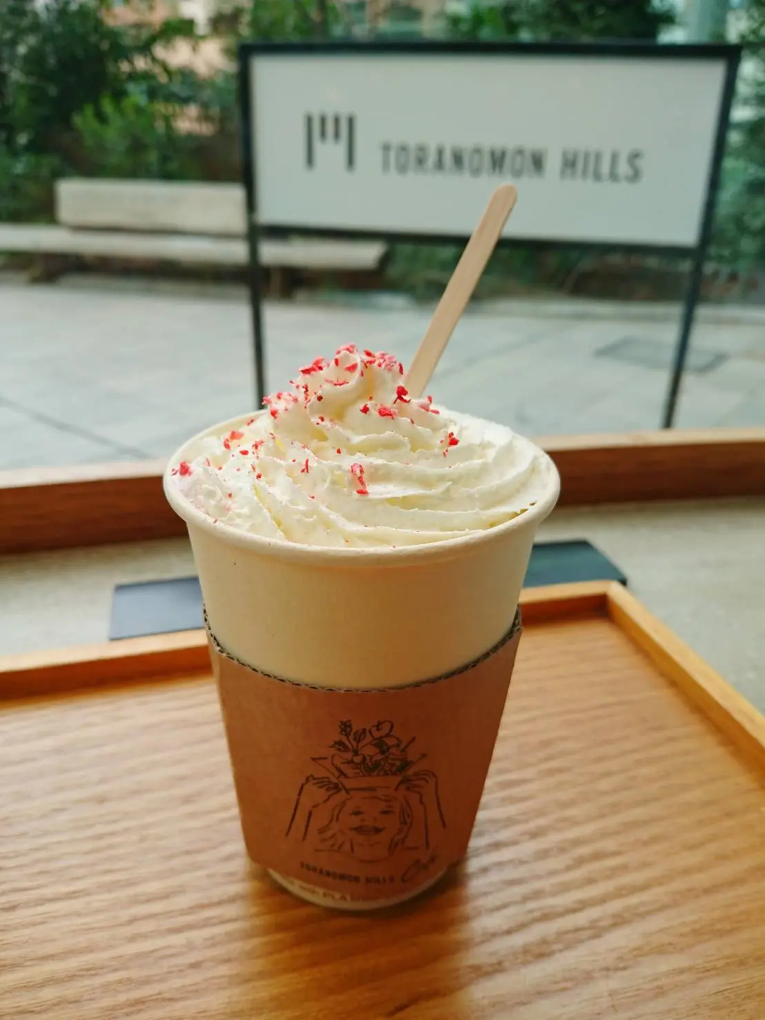 カフェのメニューも春?を感じるものに