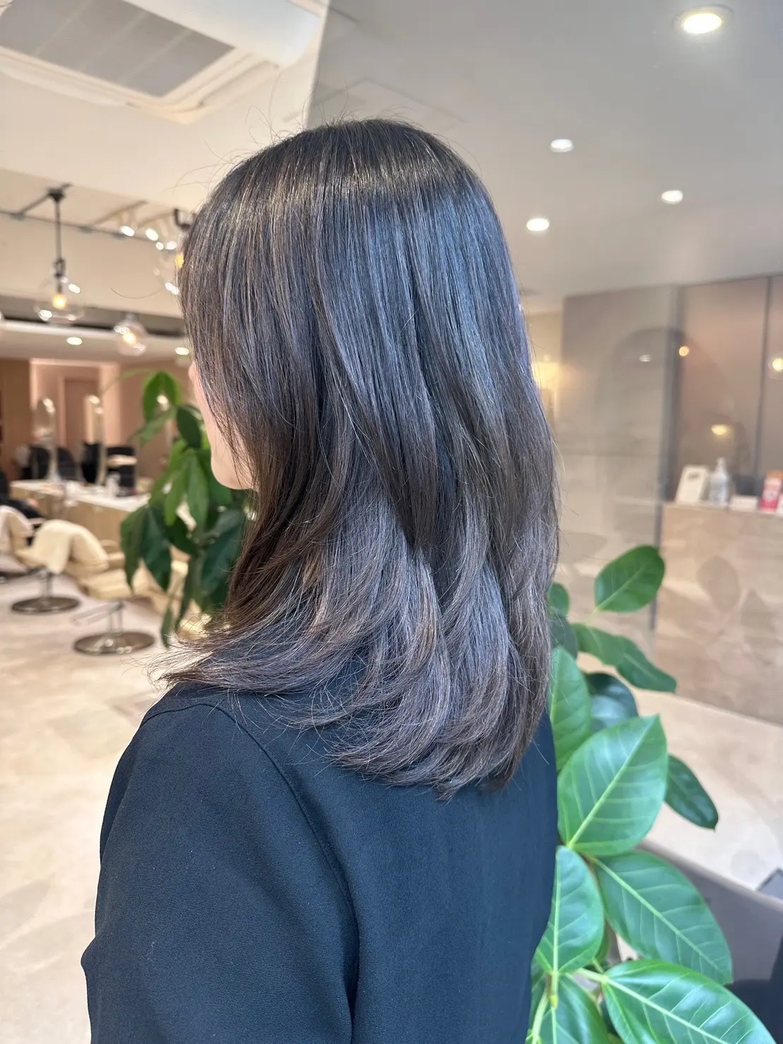 Ms.CHARM　ミズチャーム　ハイライト　白髪ぼかし　ヘアカラー　ヘアチェンジ　外苑前