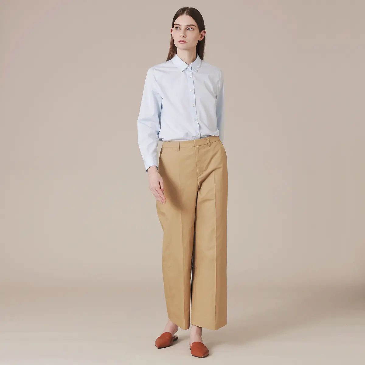 MACKINTOSH LONDON　【The Essential Collection】シルバーポプリンシャツ