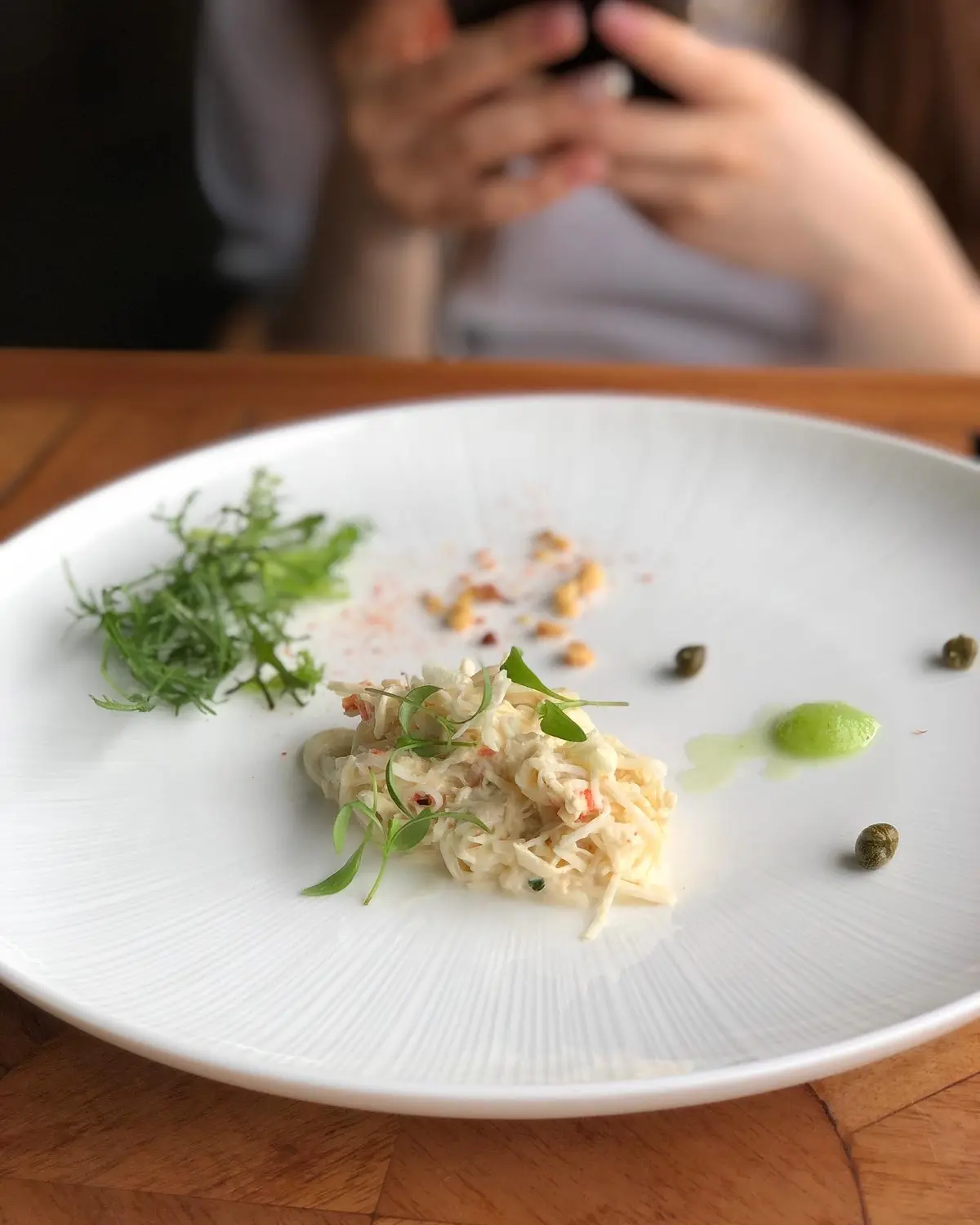 ホテルランチには、リネンのマキシワンピーの画像_3