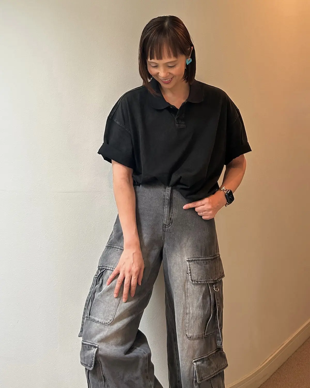 メンズライクで上品なちょいワル風ファッシの画像_1