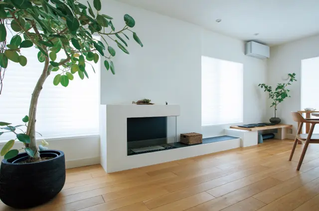 マンションでもOKなエコスマートファイヤーを設置