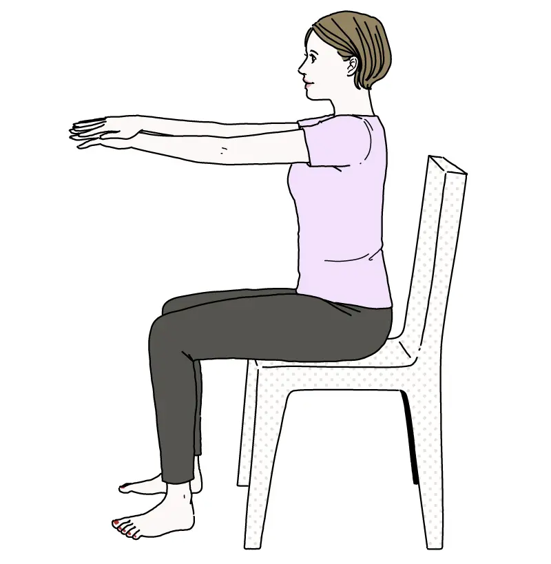 OurAge×Webエクラ　椅子スクワット