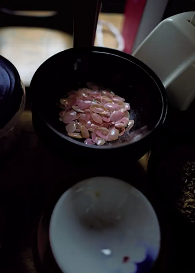 国内旅行　輪島　能登仁行和紙　桜貝など素材は自ら採取