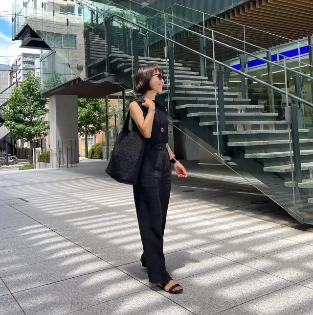 夏の黒パンツ3スタイル‼︎の画像_5