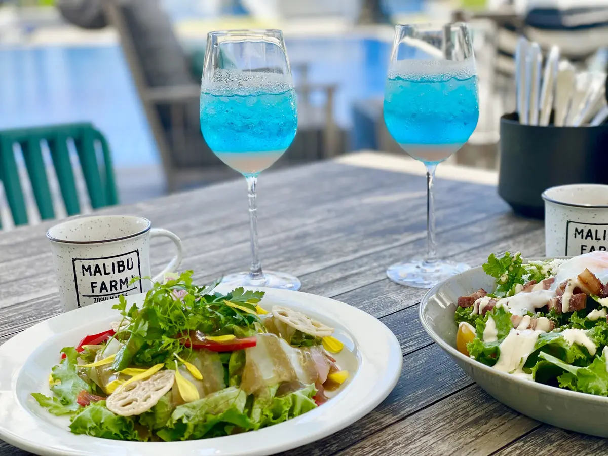 Malibu Farm テラス席