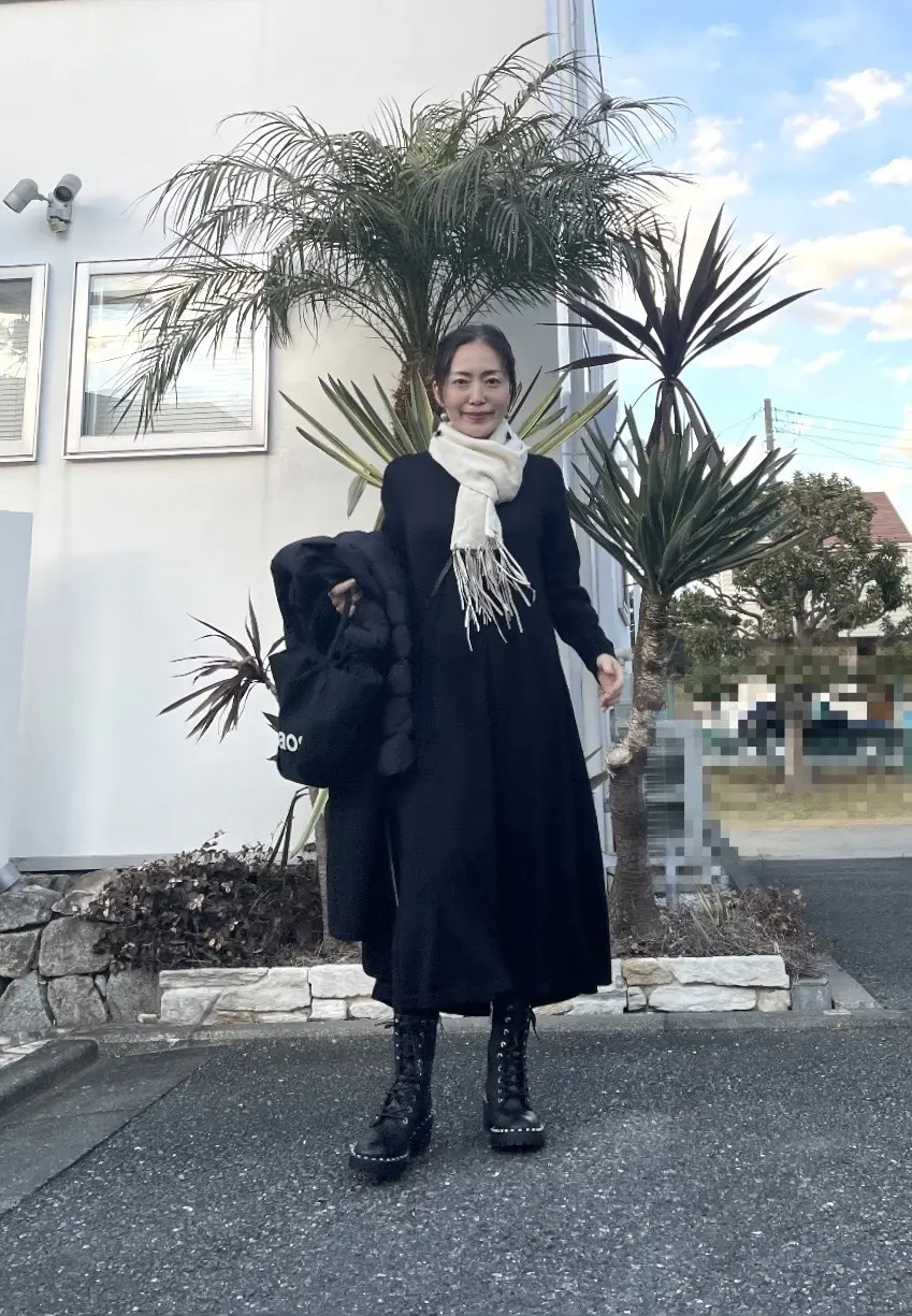 華組　ブーツコーデ