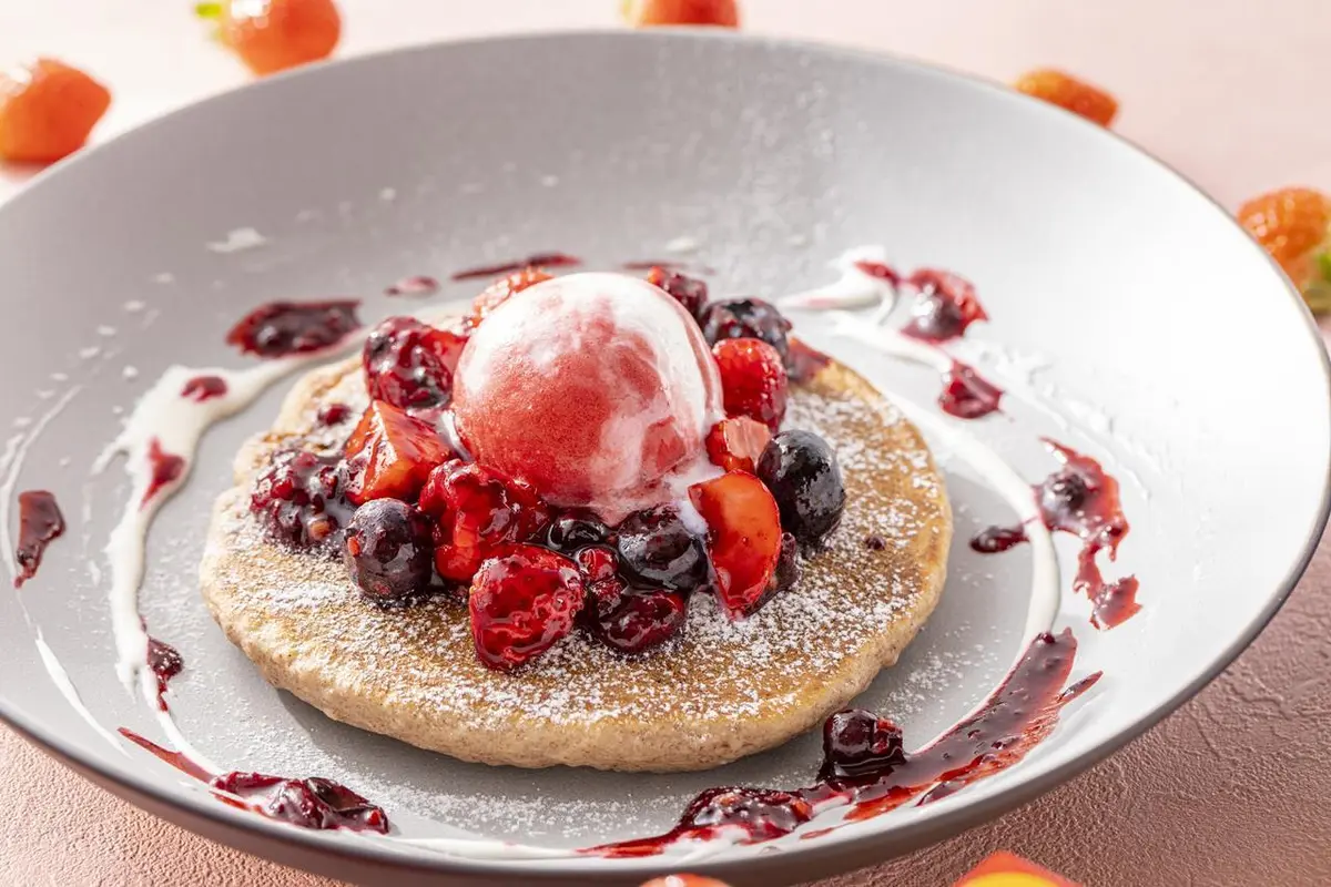 キンプトン新宿東京アフタヌーンティーベリーのパンケーキ