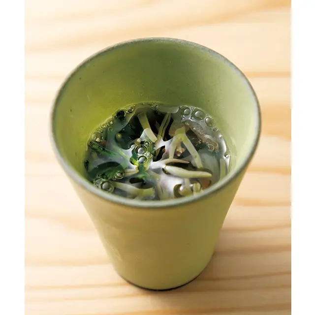 京都の四条にあるフュージョンレストラン「熙怡 kii」のスープ