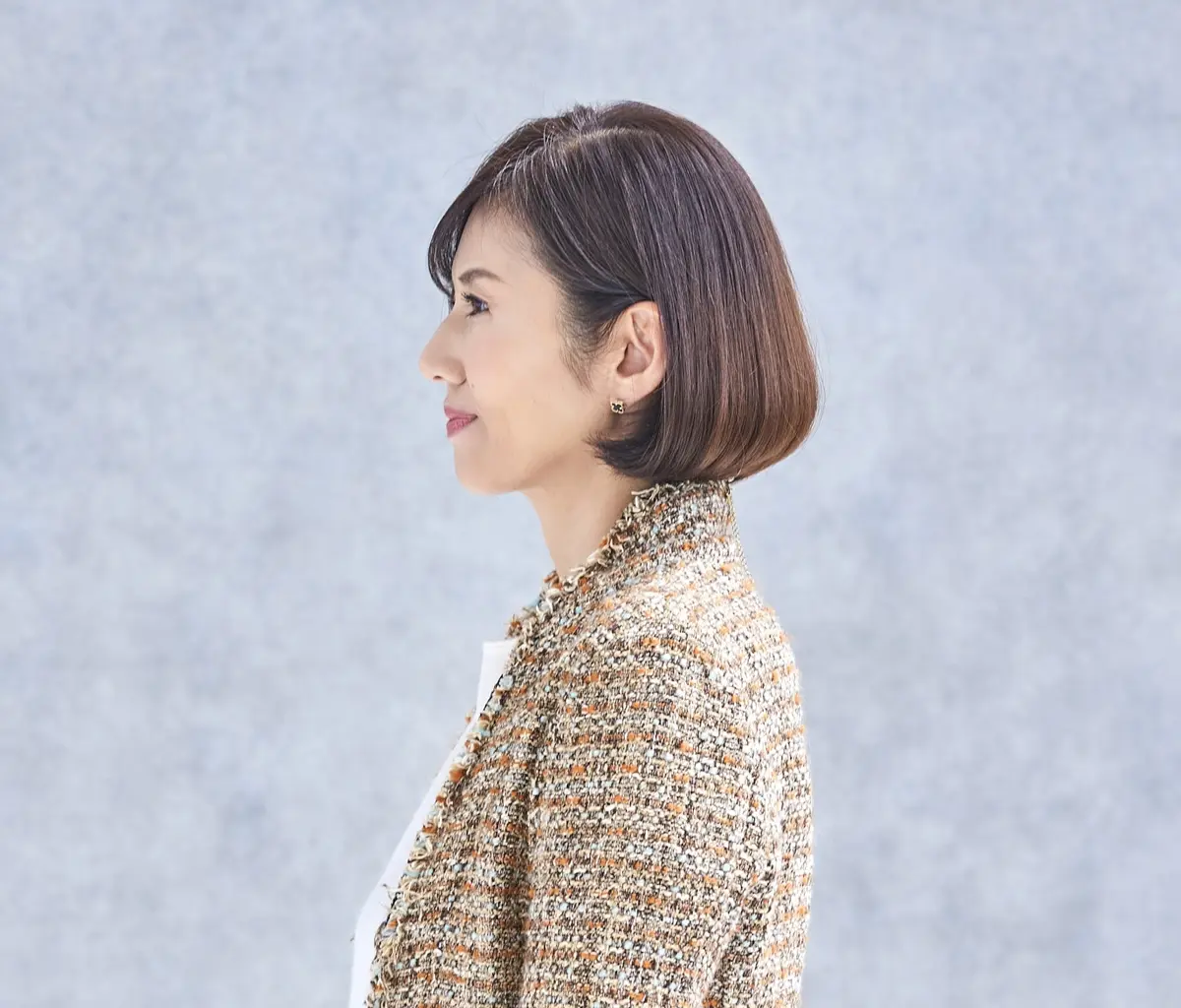 OurAge×Webエクラ 横から見たボブヘア ヘアスタイル