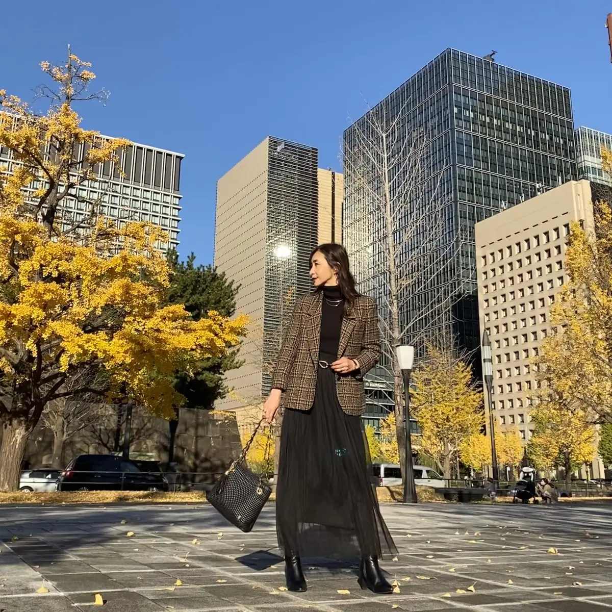 イチョウの木が紅葉して綺麗でした！