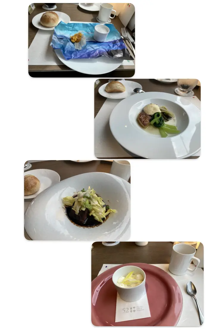 4月〜6月のランチコース。長屋 英章さんが監修。