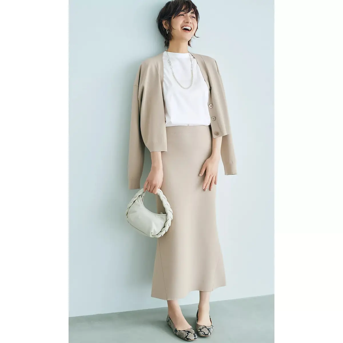 E by éclat ミラノリブマーメードスカート