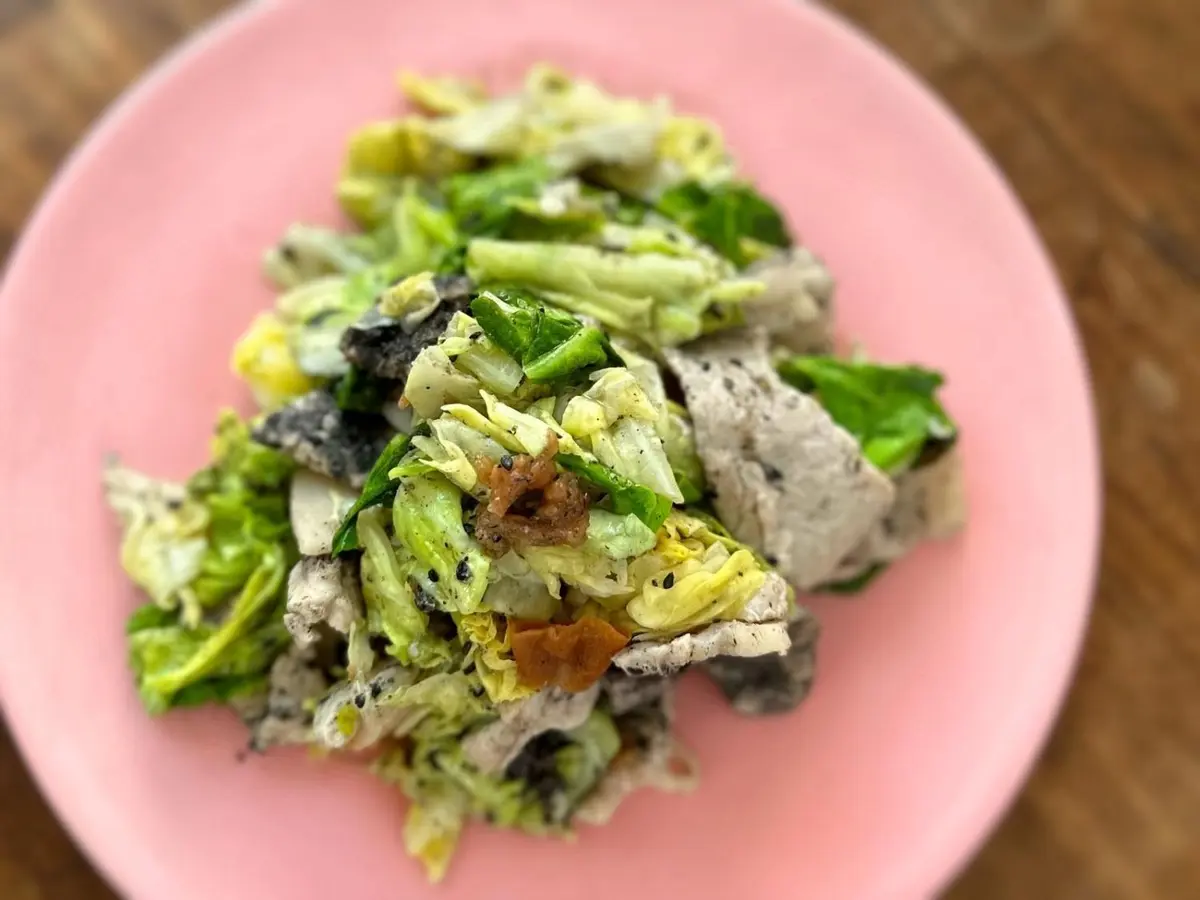 OurAge×Webエクラ　キャベツごま梅蒸し