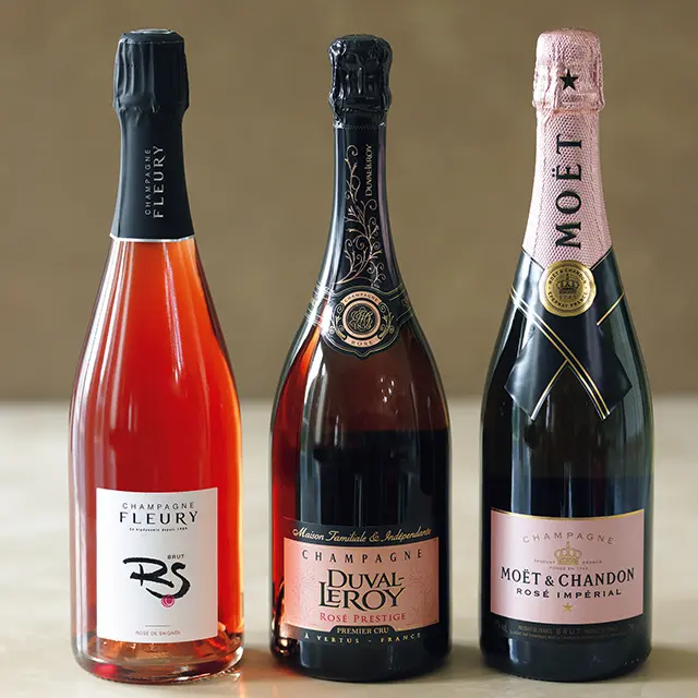 チャーミングな魅力満載の ロゼシャンパーニュ