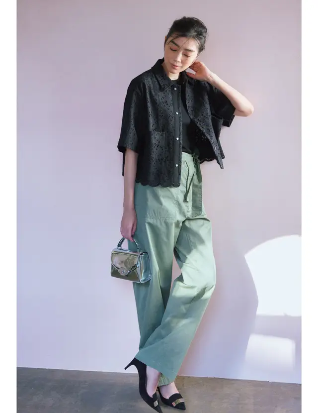 デパリエのレースのブラウスのゆうき