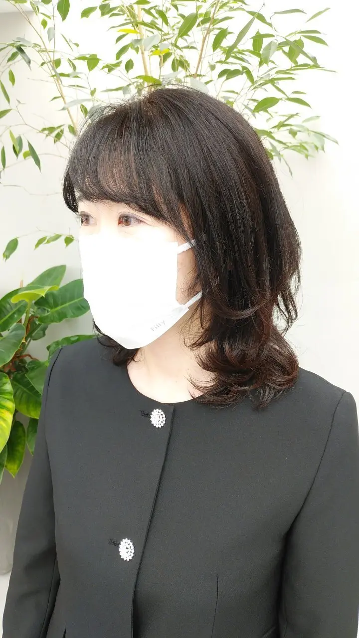 アラフィー世代　髪型