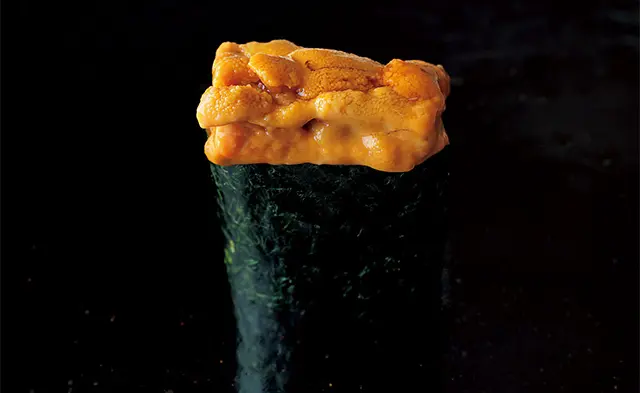 クリーミーな食感のウニ