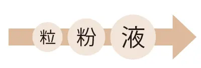 糖質を含む食品は、なるべく粒（ホール）で