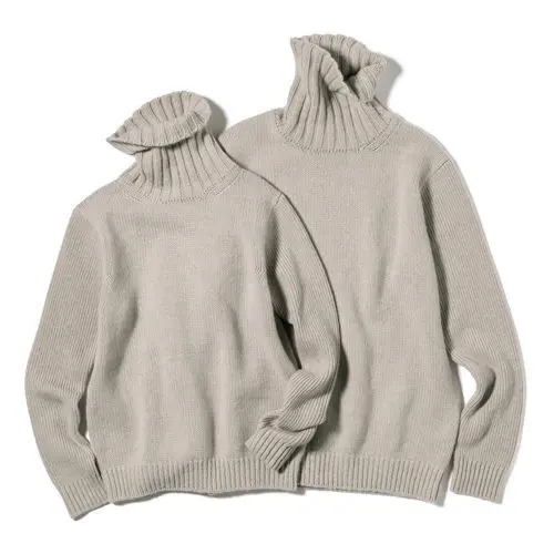 SLOANE×éclat ジーロンラム×カシミヤ タートルネック