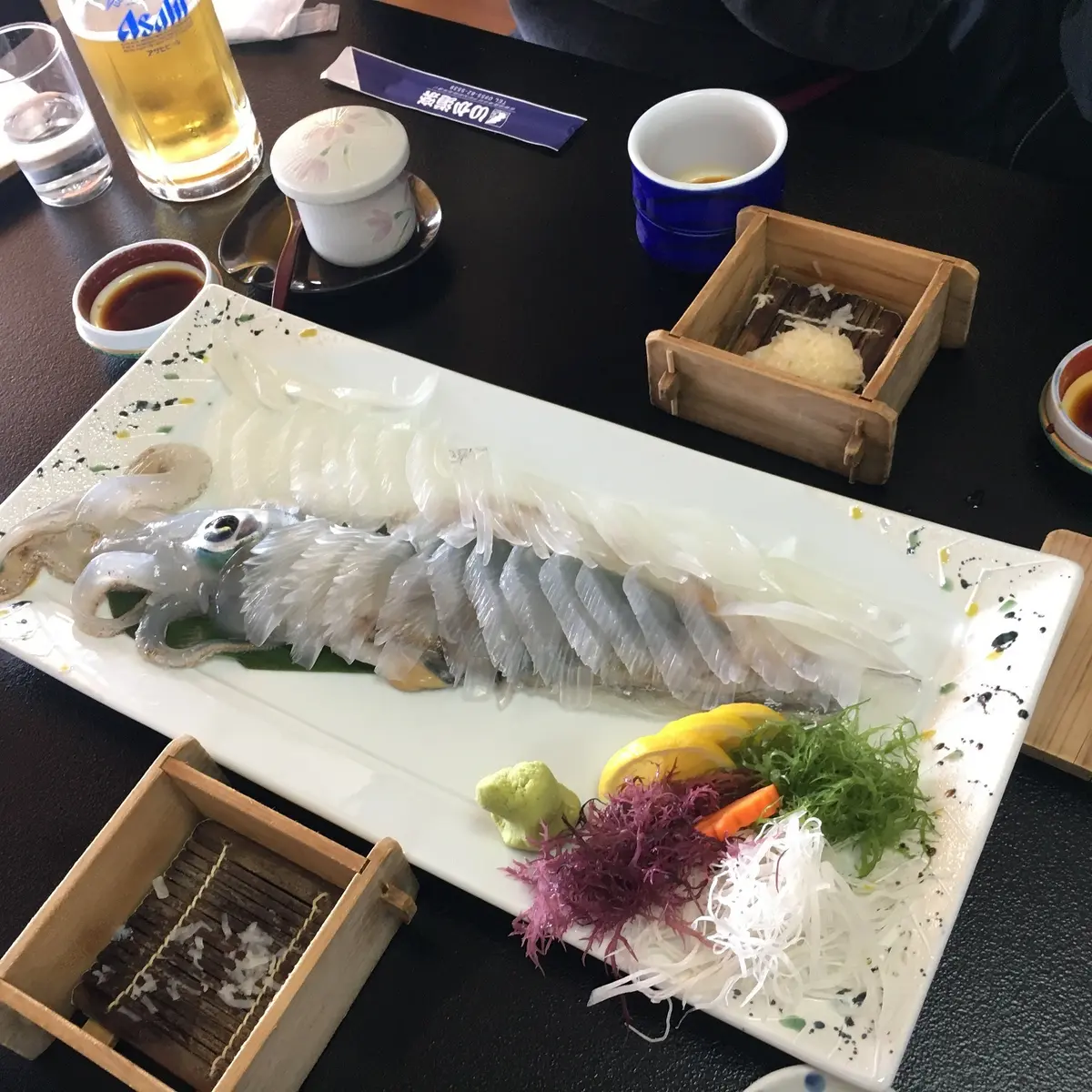 お待たせ！いかの活き造り！！