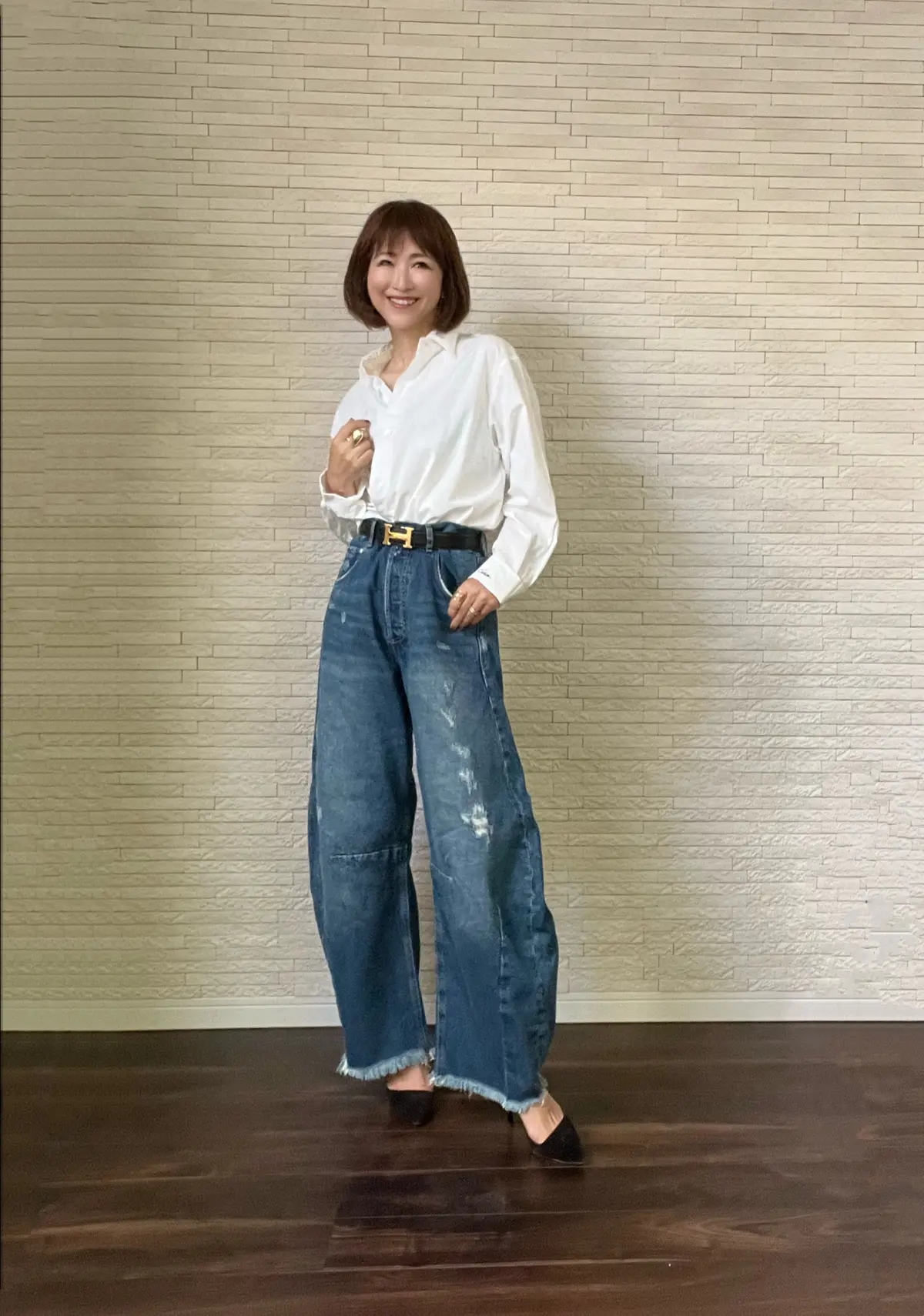 ゆったりデニムとゆったりパンツ 〜#chの画像_2