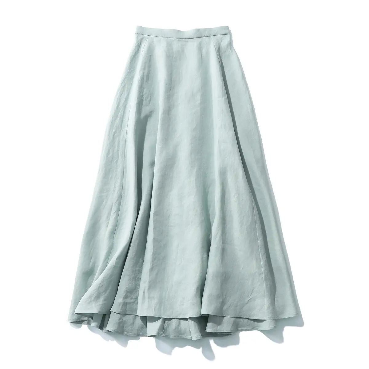 E by éclat リネンマキシスカート