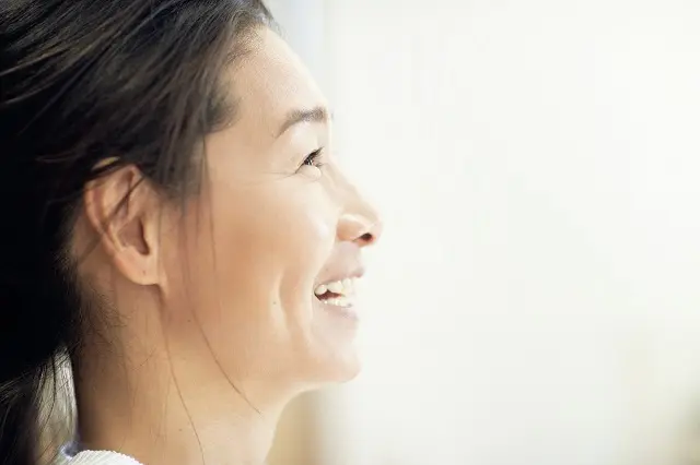 伊達公子さんの横顔