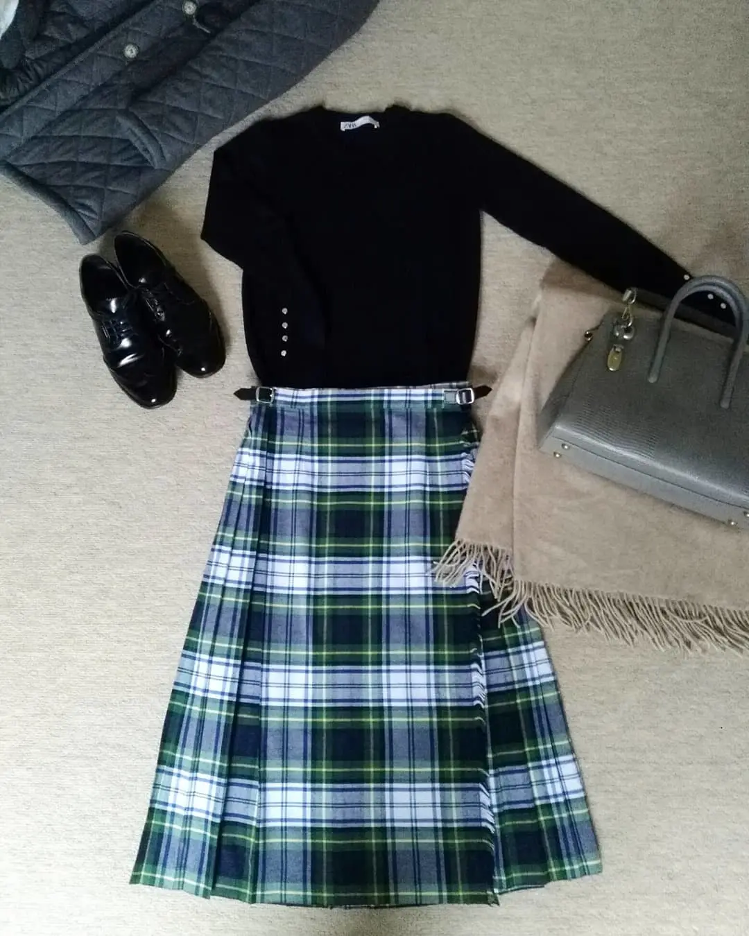 Myネイビーは、チェック合わせで★の画像_3