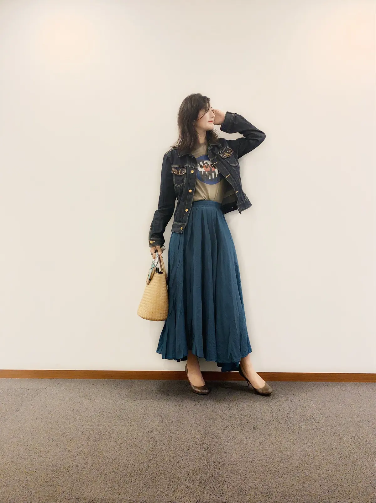 GU Tシャツで夏コーデの画像_3