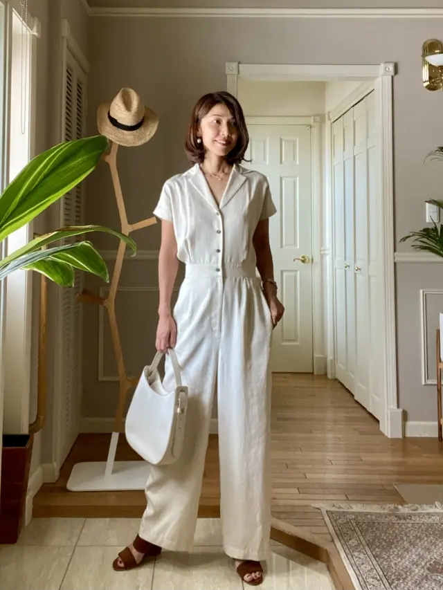 爽やかオールインワンを着てブランチの画像_1