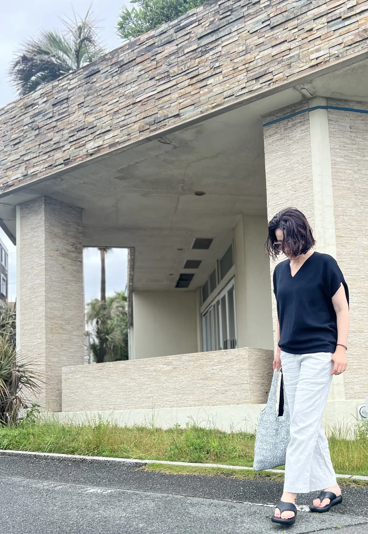 GUサンダルでサザンビーチカフェモーニンの画像_8