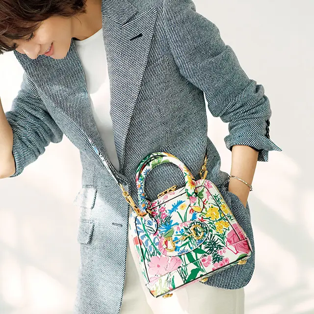 色とりどりのフラワーガーデンは 大人の愛嬌がたっぷり